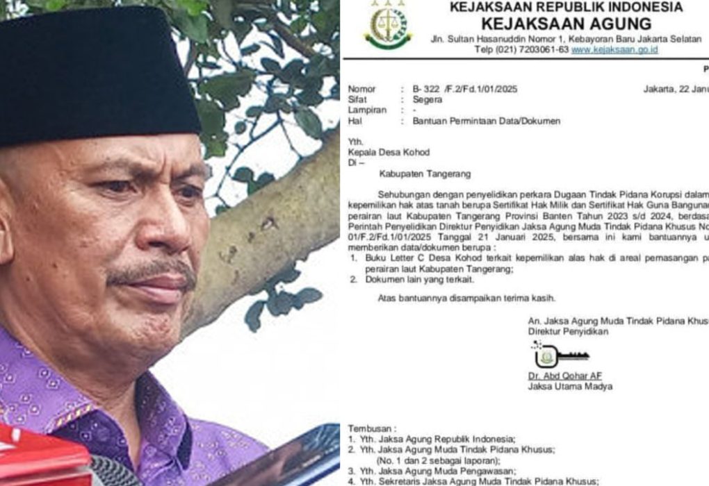 Surat Pemeriksaan Kades Kohod Beredar.